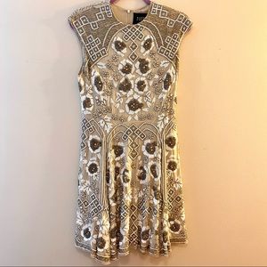 Absolutely Stunning Hannah Coffin Short Sleeve Embellished Dress